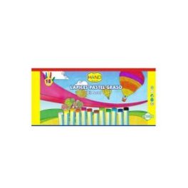 LAPIZ PASTEL GRASO,18 COLORES, HAND // 43313