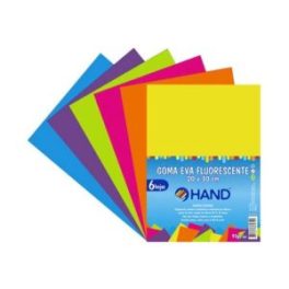 GOMA EVA FLUORESCENTE 6 HJS 20x30cm HAND // 342