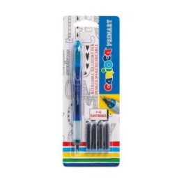 BOLIGRAFO TINTA + 4 CARTUCHOS BLISTER CARIOCA // 43248