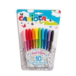 BOLIGRAFO FIORELLA 10 COLORES CARIOCA // 42775