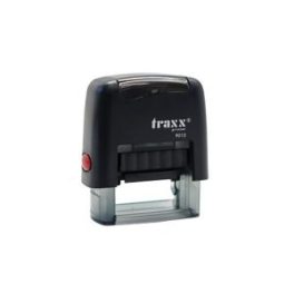 SELLO AUTOMATICO TEXTO 25x9mm T.NEGRA TRAXX // 9010