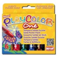 TEMPERA SOLIDA PLAYCOLOR INSTANT 6 COL // 10711