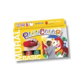 TEMPERA SOLIDA BASIC MURAL PLAYCOLOR 6 COL // 58721