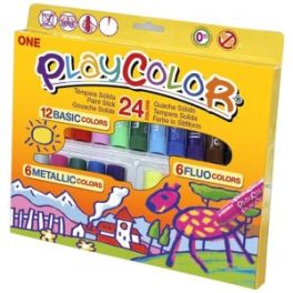 TEMPERA SOLIDA 24 COL GIFT PACK PLAYCOLOR // 2041