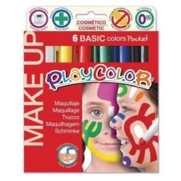 MAQUILLAJE BASICO 6 COLORES PLAYCOLOR // 1001