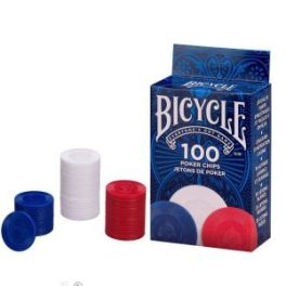 SET 100 FICHAS POKER BICYCLE // 104