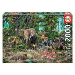 PUZZLE 2000 PCS 96x68cm JUNGLA AFRICANA // 16013