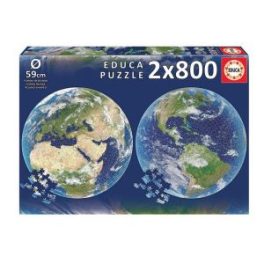 PUZZLE 2X800 PCS 68x48 cm, PLANETA TIERRA // 19039
