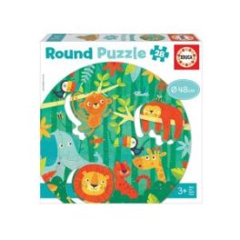 PUZZLE ROUND 28 PCS 3+ LA SELVA // 18906
