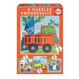 PUZZLES PROGRESIVOS PATRULLA DE RESCATE 6+9+12+16// 17144