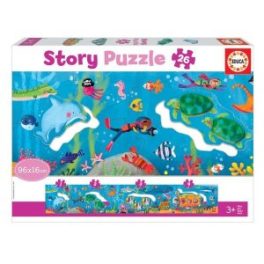 PUZZLE STORY 26 PCS 3+ MUNDO SUBMARINO // 18902