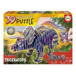 PUZZLE TRICERAPTOS 3D CREATURE // 19183
