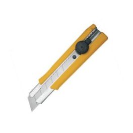 CUCHILLO CUTTER BLOQ-MANUAL PLASTICO 1 HOJA 25mm TAJIMA // LC-650