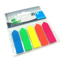 MARCADOR PLASTICO PUNTAS 25x5 COLORES INFO // 2682-09