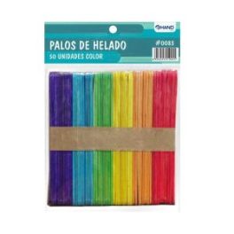 PALOS HELADO COLORES 50 UNIDADES // 83