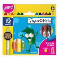 CRAYON REDONDO GRUESO PAPER MATE 12UN