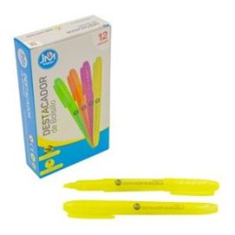DESTACADOR DE BOLSILLO T/LAPIZ AMARILLO (12-1728)