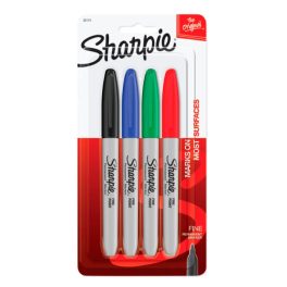 MARCADOR PUNTA FINA SHARPIE COLORES BASICOS TJX4