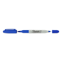 MARCADOR PERMANENTE SHARPIE DOBLE PUNTA AZUL