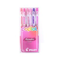 Set Lapiz Gel POPLOL 0.7 Amatista 6u PILOT