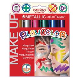 MAQUILLAJE METALIZADO 6 COL PLAYCOLOR - 1011