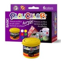 PINTURA ACRILICA 6 COLORES 40ml PLAYCOLOR // 18191