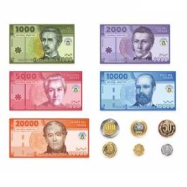 SET DE BILLETES Y MONEDAS 110 PIEZAS