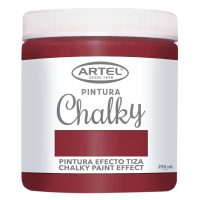 Pintura Chalky Artel 250ml Rojo Cereza