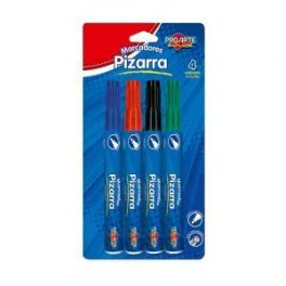 BL.PLUMON PIZARRA PROARTE 4UN NEG/AZU/ROJ/VER