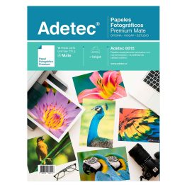 PAPEL FOTOGRAFICO INKJET ADETEC - CARTA MATE 235 GR 10 HOJAS