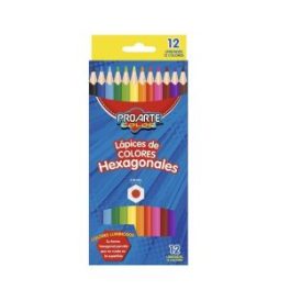 LAPICES DE COLOR PROARTE HEXAG.12 LARGOS CM