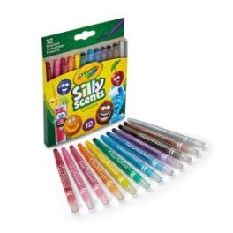 MINI CRAYONES TWISTABLES "SILLY SCENTS" CRAYOLA 12 UNI