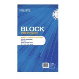 BLOCK PREPICADO PROARTE OFICIO 80 HJ 7mm