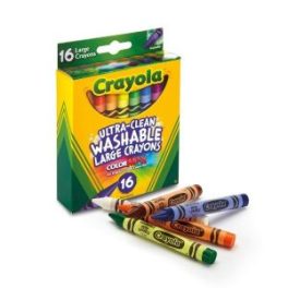 CRAYONES CRAYOLA 16 UNIDADES LAVABLES