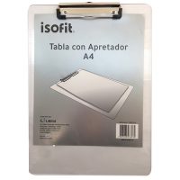 TABLA DE PLASTICO A4 CON APRETADOR ISOFIT-DSG