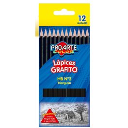 LAPICES GRAFITO TRIANGULAR No2 HB CAJA 12 UNID