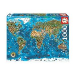 PUZZLE 1000 PCS 68x48cm MARAVILLAS DEL MUNDO // 19022