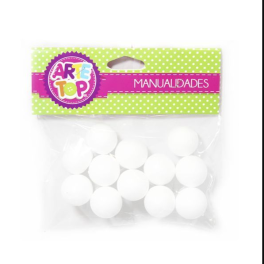 SET 12 ESFERA PLUMAVIT 2,5 CMS