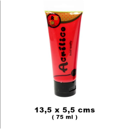 PINTURA ACRILICA ROJO