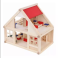 Casa De Muñecas De Madera Y Muebles De Juguete De Madera.