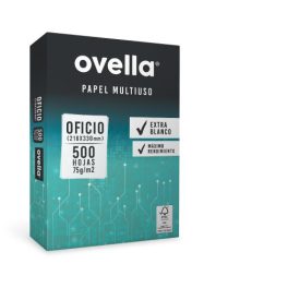 RESMA OVELLA OFICIO 75 GR X500 HOJAS