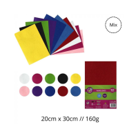 PANO LENCI MIX 20X30CM 160GR SET10PCS