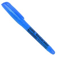 DESTACADOR FORMA LAPIZ ISOFIT CELESTE