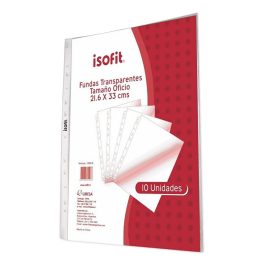 BLISTER ISOFIT 10 FUNDAS TRANSP.OFICIO