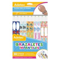 BRAZALETE INFANTILES 30 UNI ADETEC