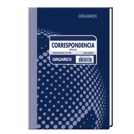 Libreta de Correspondencia Orgarex Oficio 100 Hojas