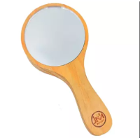 ESPEJO IRROMPIBLE MANGO MADERA 7cm Diamx16 CMS