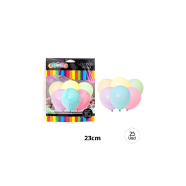 GLOBO LISO PASTEL MIX R9 ST25UN