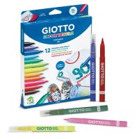 MARCADOR GIOTTO DECOR TEXTIL 12 COLORES