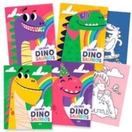 COLOREA DINOSAURIOS GLITTER CPC216